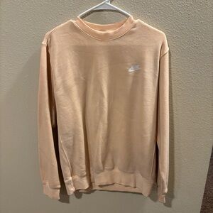 Nike Men's peach Sweater fleece